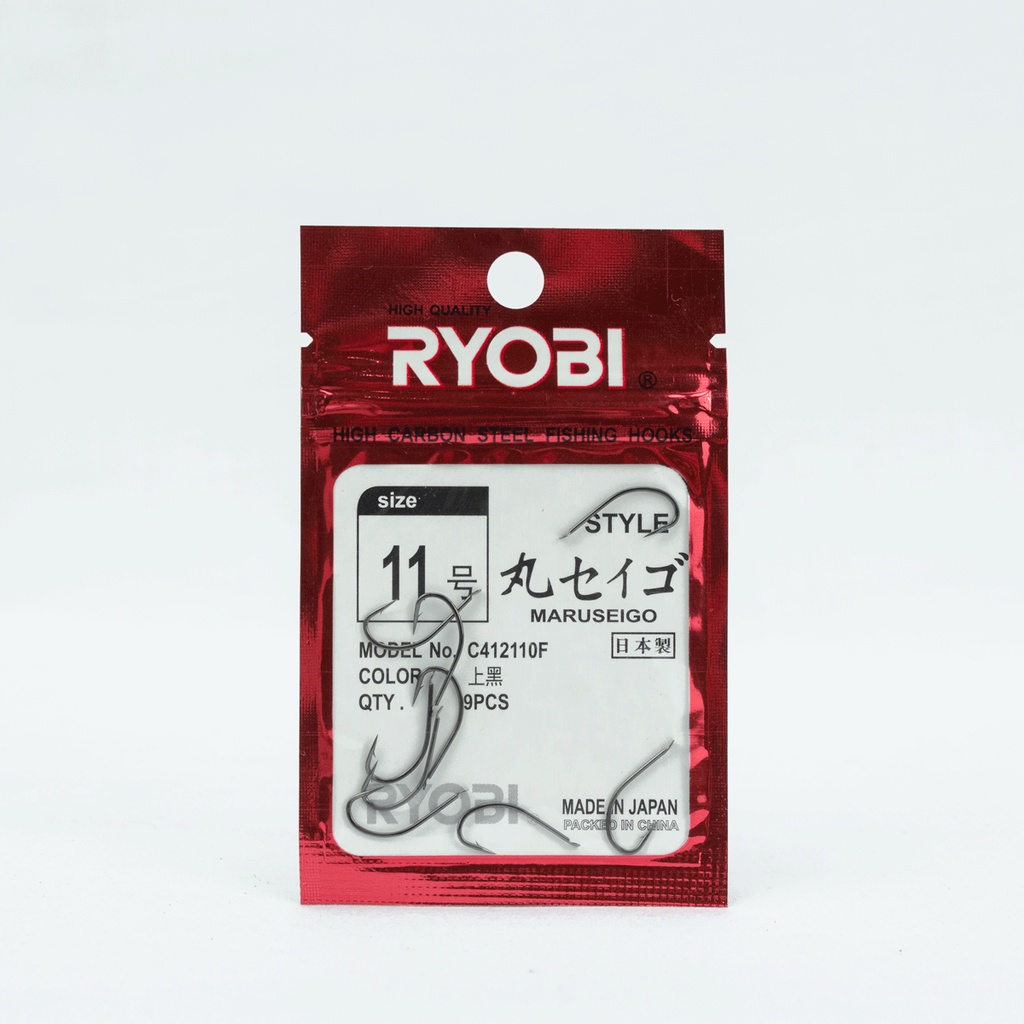 Lưỡi câu cá carbon Ryobi Maruseigo