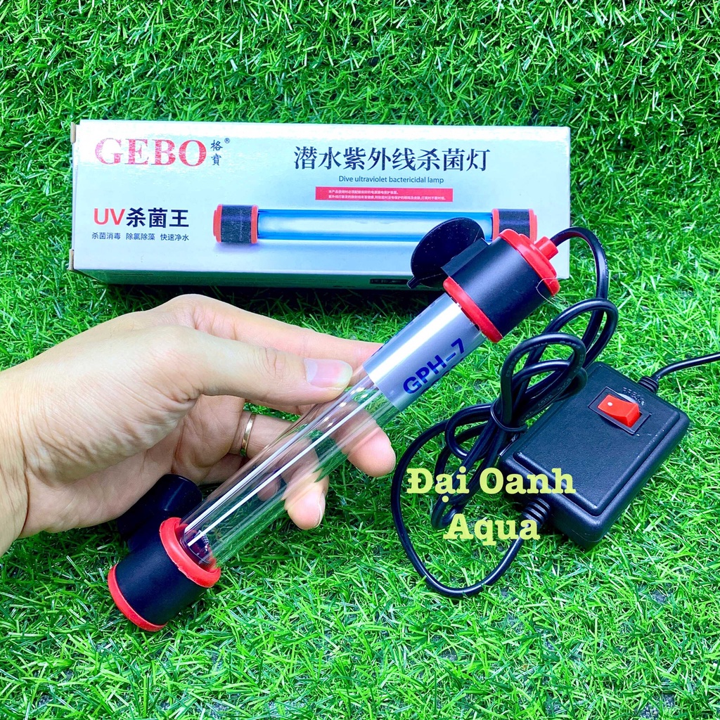 Đèn UV GEBO Diệt Tảo Diệt Khuẩn Và Nấm,Ngăn Rêu Cho Bể Cá Cảnh 7W 9W 11W13W ( Đèn Diệt Tảo Bể Cá)