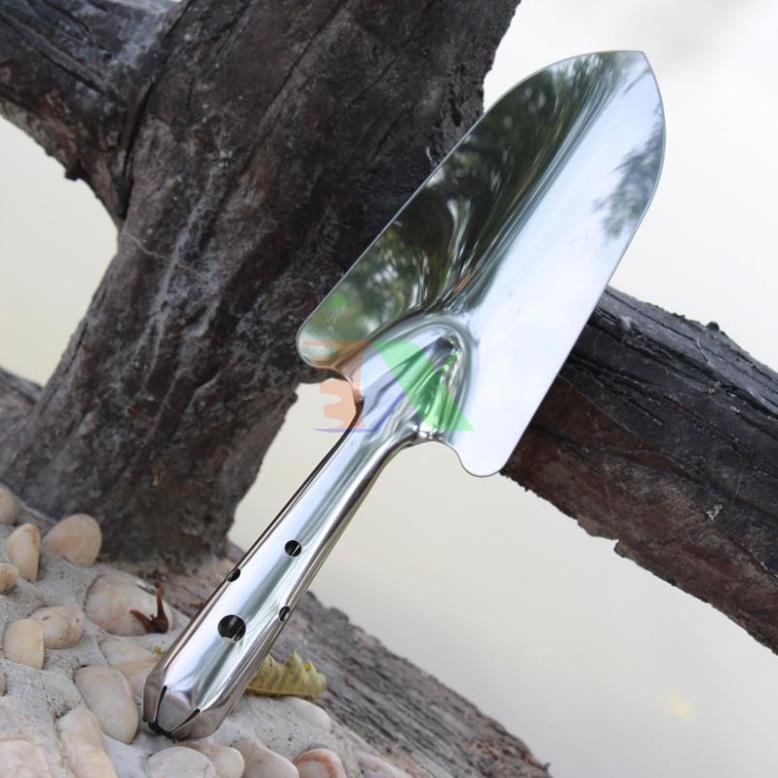 Xẻng inox cầm tay làm vườn