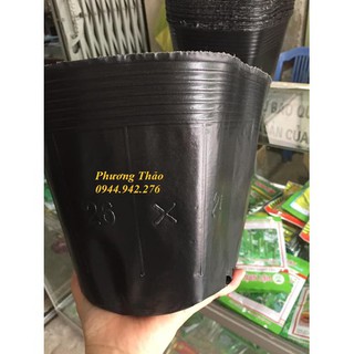 1 kg chậu nhựa dẻo đen size 26*21