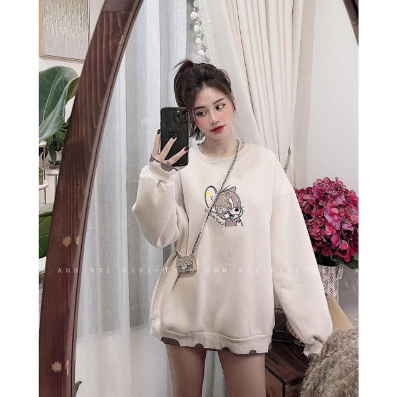 Áo Nỉ Bông Nữ Hình Mickey Dày Dặn - Hl | BigBuy360 - bigbuy360.vn