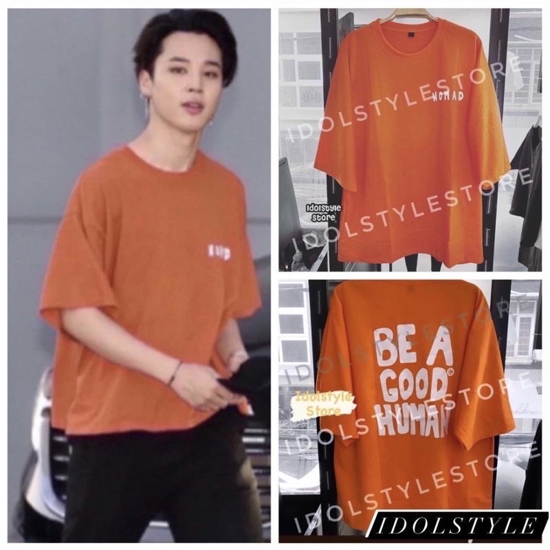 Áo thun cam nomad như Jimin BTS