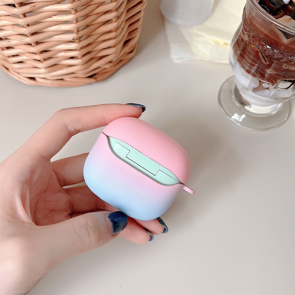 Vỏ Bảo Vệ Hộp Sạc Tai Nghe Bluetooth Không Dây Lenovo Thinkplus LP40 S / LP40 PRO Màu Gradient Chống Sốc