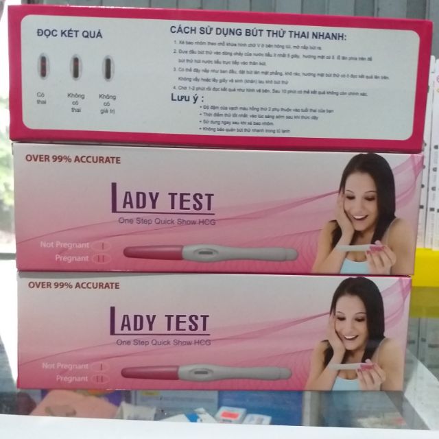 Bút thử thai Lady test