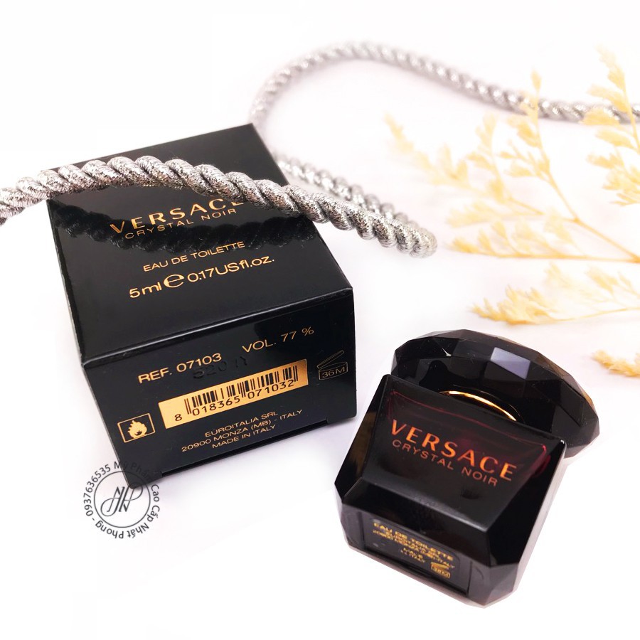 [Chính hãng] Nước hoa nữ VERSACE Crystal Noir EDT 5ml cam kết chính hãng hot ' new ` ; , ‣ , #