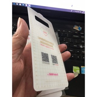 Tấm dán mặt lưng trong suốt PPF(Paint Protection Film) SamSung Galaxy Note 8