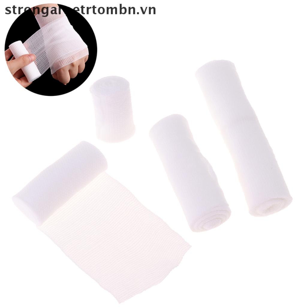 Băng Sơ Cứu Chăm Sóc Sức Khỏe 4 Cuộn Bằng Cotton Đàn Hồi