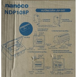 TỦ ĐIỆN NANOCO 2-4 ~ 10-14 ĐƯỜNG