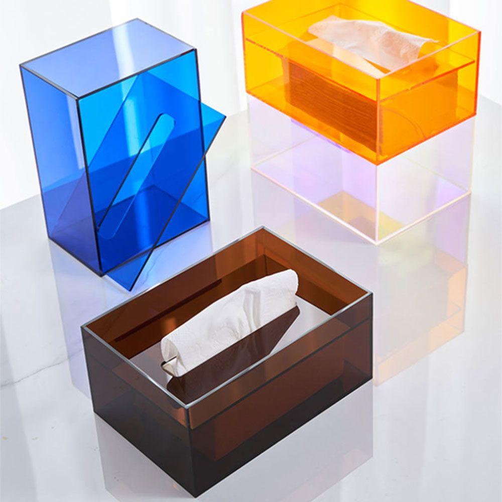 Hộp Đựng Khăn Giấy Bằng Acrylic Trong Suốt Sáng Tạo