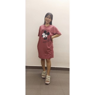 Đầm xuông Mickey