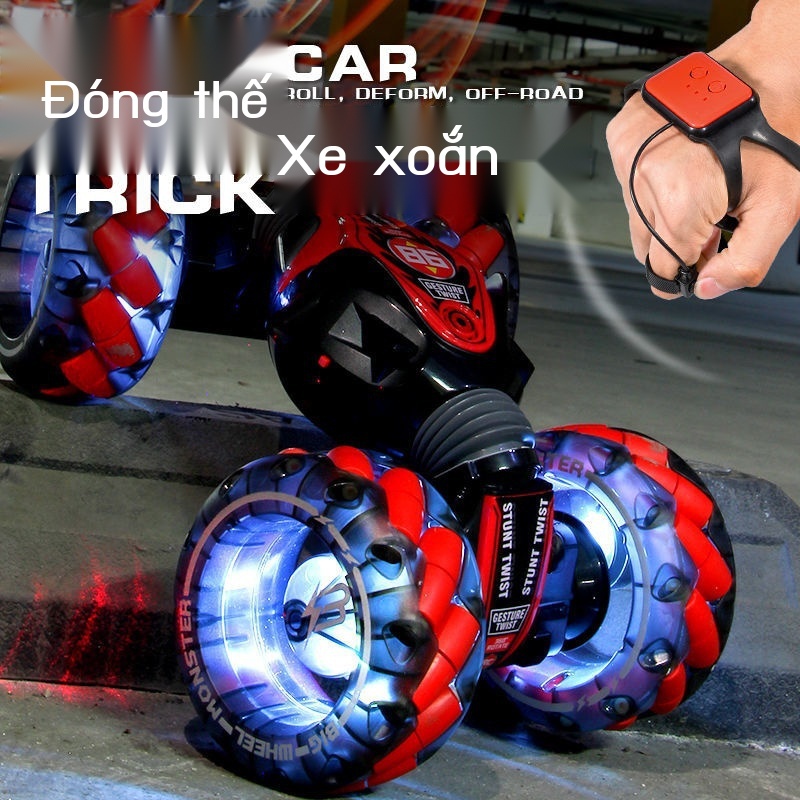✴﹊svglsszwcmLái xe bốn bánh cử chỉ cảm ứng biến dạng điều khiển từ xa xe đua đồ chơi trẻ em ô tô đồ chơi trẻ em trai và