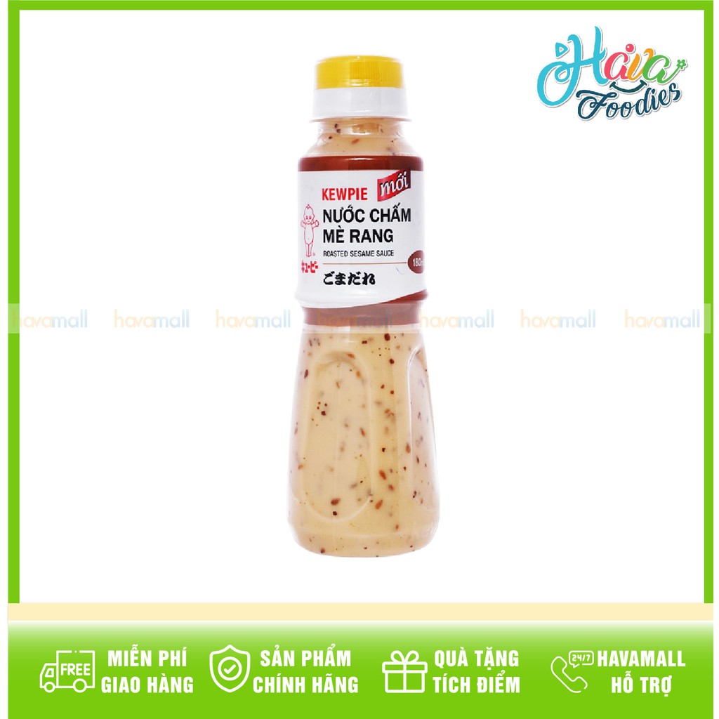 [HÀNG CHÍNH HÃNG] Nước Sốt Mè Rang Kewpie Chai 180ml - Roasted Sesame Sauce