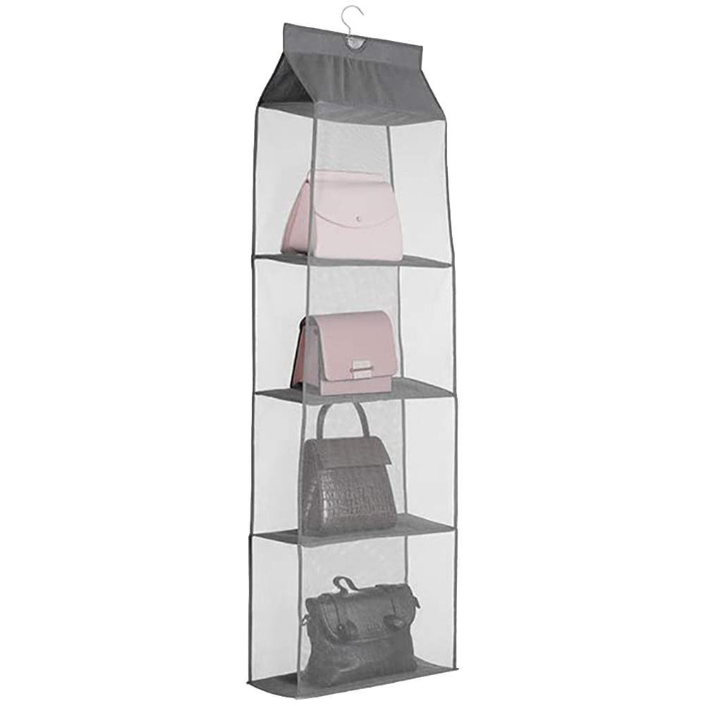 Túi Treo Tường 4 Ngăn Đựng Túi Xách Trong Suốt Cr1