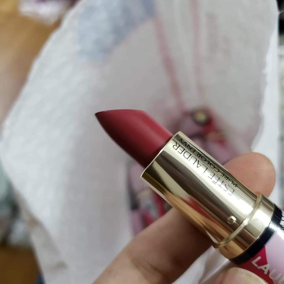 SON ESTEE LAUDER Pure color envy màu 420 rebellious rose fullsize