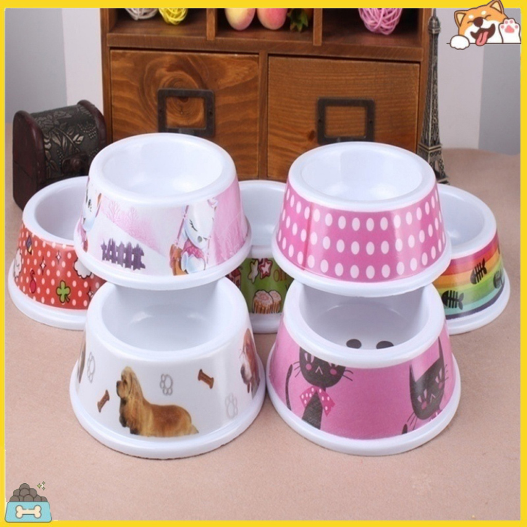 Tô nhiều màu đựng thức ăn cho thú cưng chó mèo tiện dụng