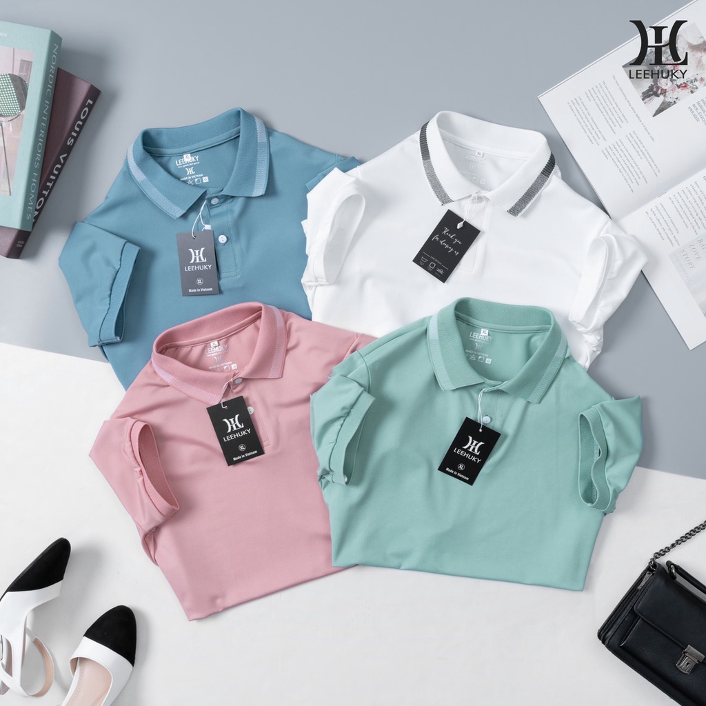Áo polo nữ đồng phục FASHION form mới 2022 Vải cotton cá sấu thoáng mát