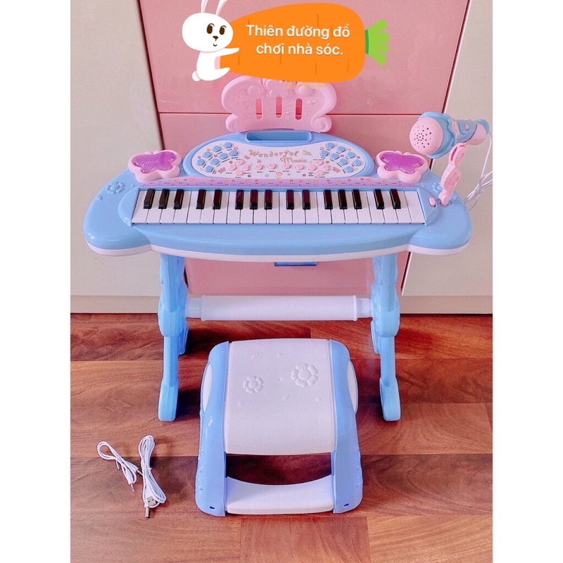 Đồ chơi bộ đàn piano có mic
