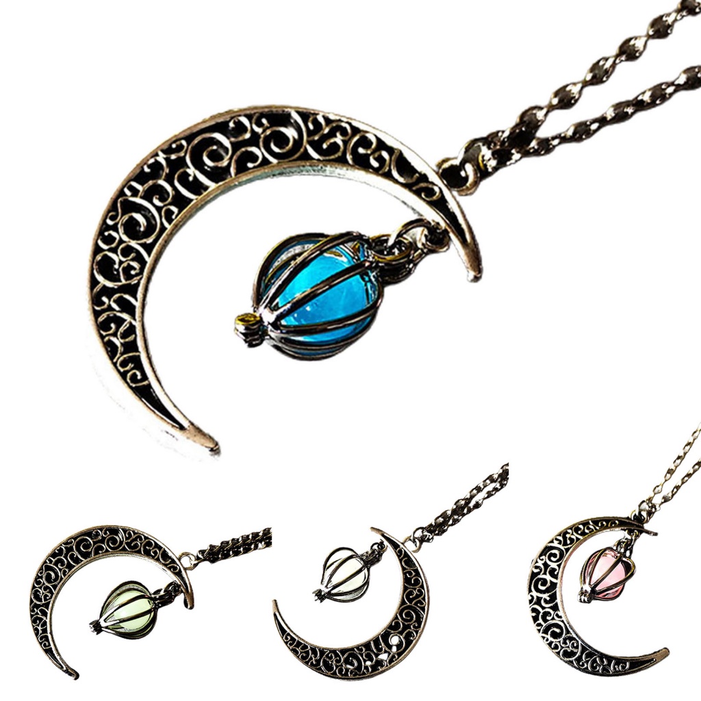 Vòng cổ Choker Mặt Đá Phát Sáng Độc Đáo Cho Nữ