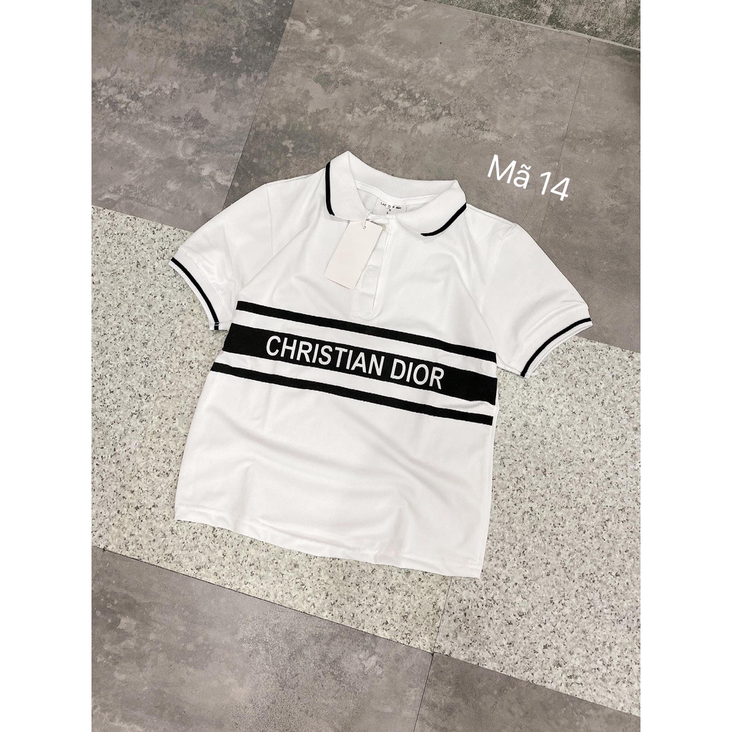 Áo thun cổ đức Polo phối màu cộc tay Nữ kiểu dáng mới nhất - RẺ NHẤT