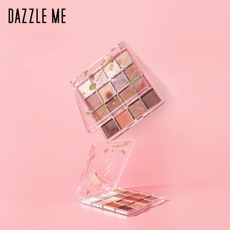 Bảng Phấn Mắt Dazzle Me 16 Màu Lì Và Nhũ Lấp Lánh Lâu Trôi Chống Thấm Nước Thời Trang 24g | BigBuy360 - bigbuy360.vn