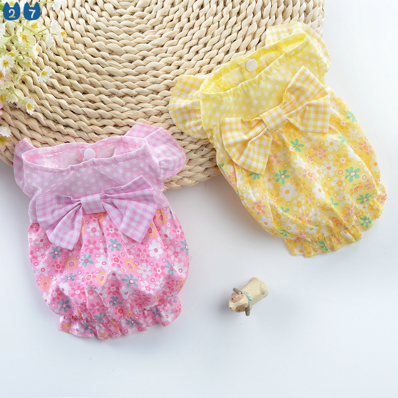 Đầm Họa Tiết Hoa Thời Trang Đáng Yêu Dành Cho Thú Cưng 27Pets