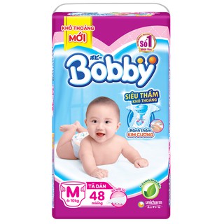 Tã dán bobby mẫu mới s56/m48/l42/xl38/nb164/nb260 chính hãng