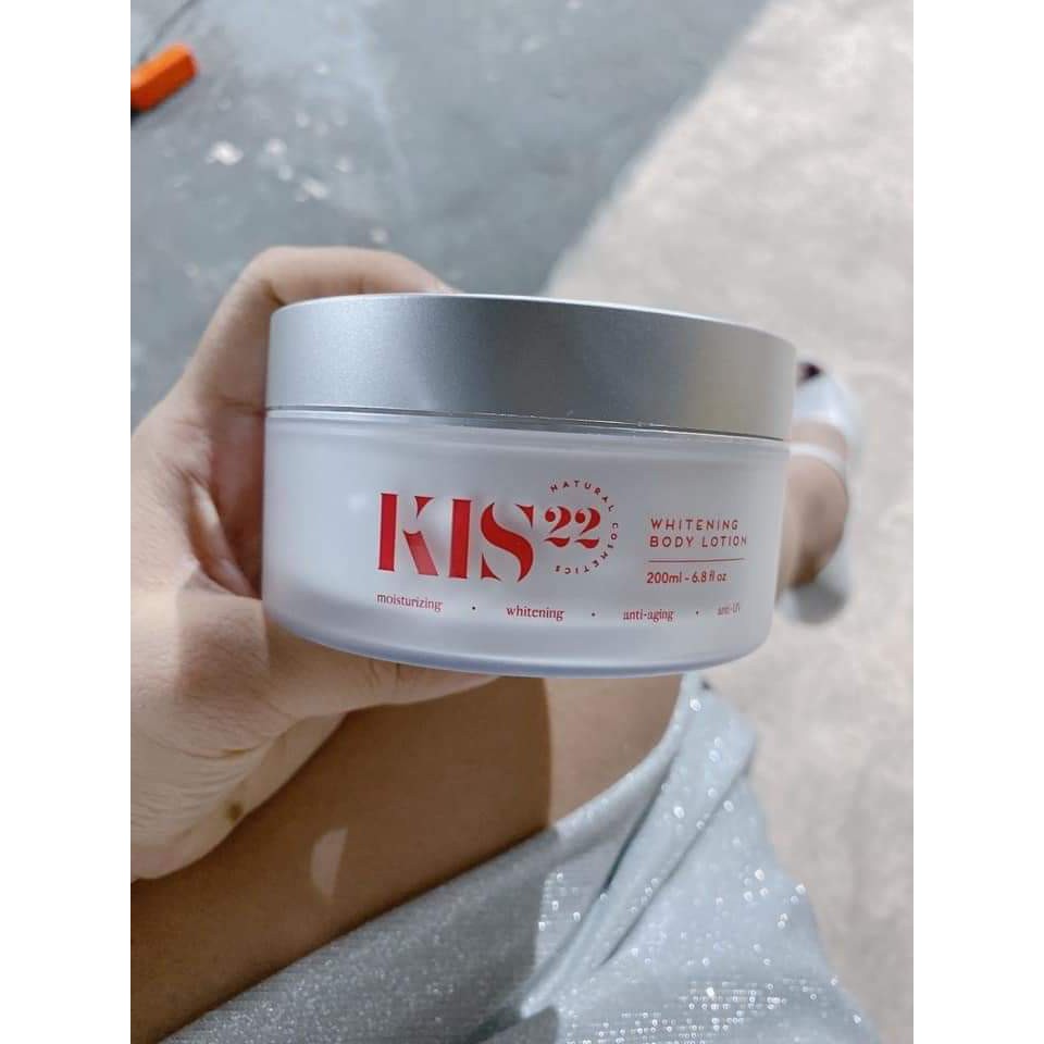 Kiss 22- Kembody trắng da cấp ẩm 200ml