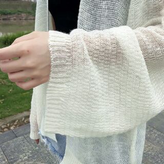 [CÓ SẴN] Áo cardigan len mỏng tay dài