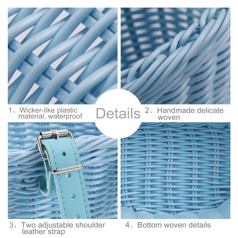 Bộ Giỏ Lưới Và 2 Miếng Dán Trang Trí Xe Đạp Em Bé Nhiều Màu Sắc