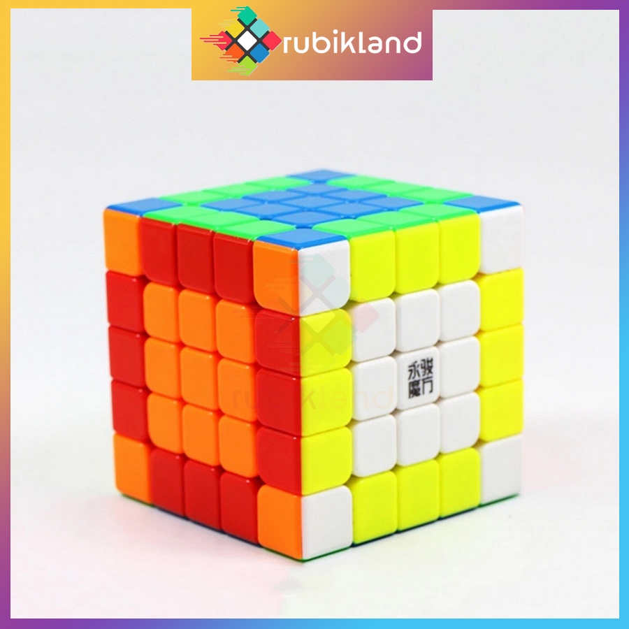 Rubik 5x5 Nam Châm YongJun YuChuang V2 M YJ Stickerless Rubic 5 Tầng Đồ Chơi Trí Tuệ Trẻ Em