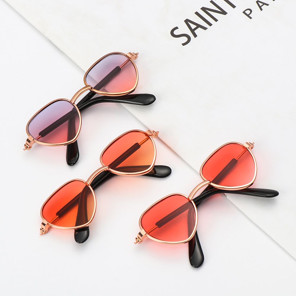 Kính mát hình trái tim nhiều màu sắc thời trang cho búp bê