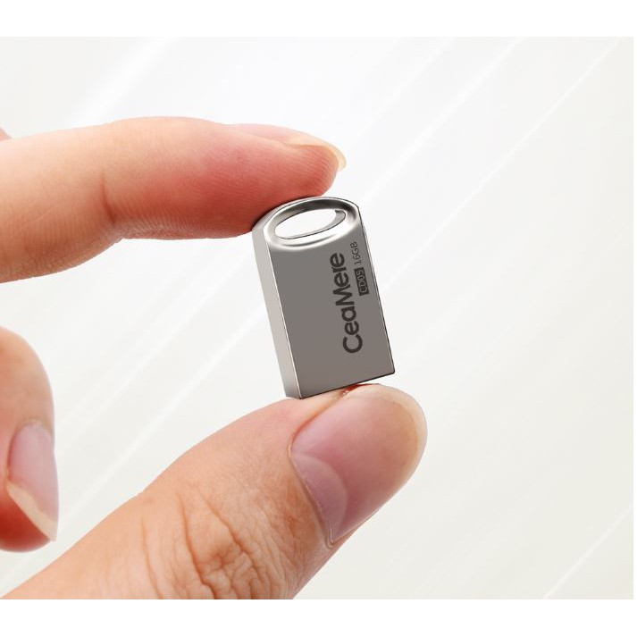 USB 32GB - USB CeaMere - Vỏ Kim Loại Chống Va Đập,Chống Thấm Nước,Có Móc Treo, Tốc Độ Đọc Ghi Cao - D1027