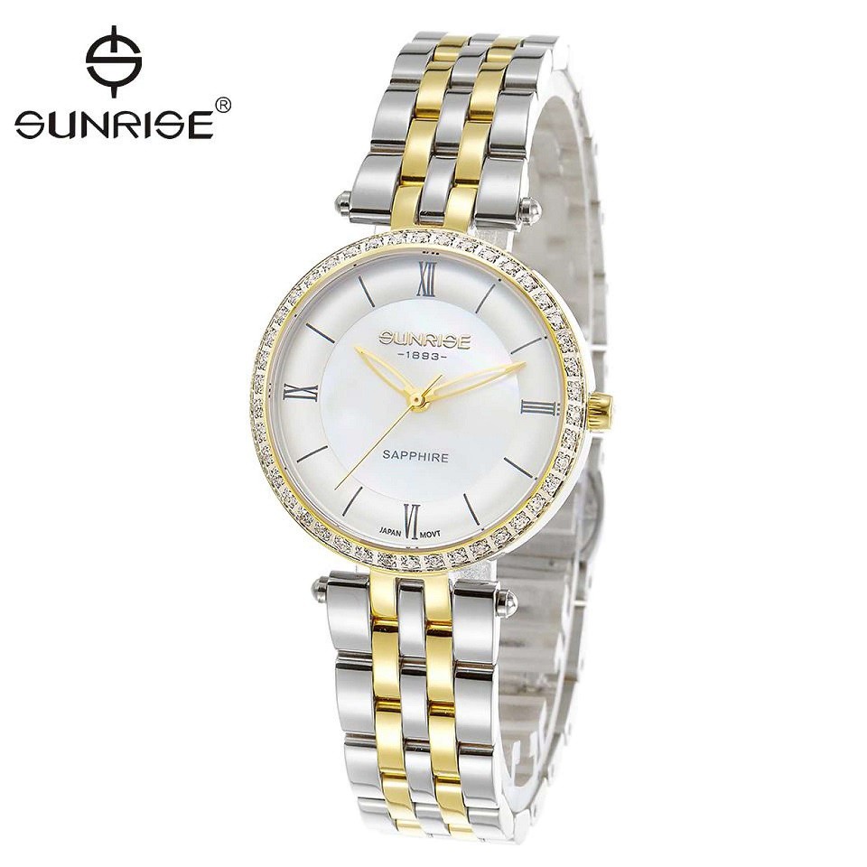 Đồng hồ nữ SUNRISE 2217AB - Kính Sapphire