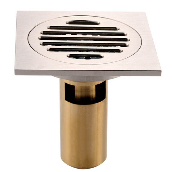 Phễu Thoát Sàn Ngăn Mùi Cao Cấp kích thước 10*10cm - Phễu thoát sàn nhà tắm