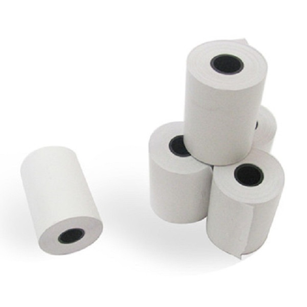 10 cuộn Giấy in nhiệt K57, giấy in hóa đơn K57 (bill), giấy nhiệt K57x45mm