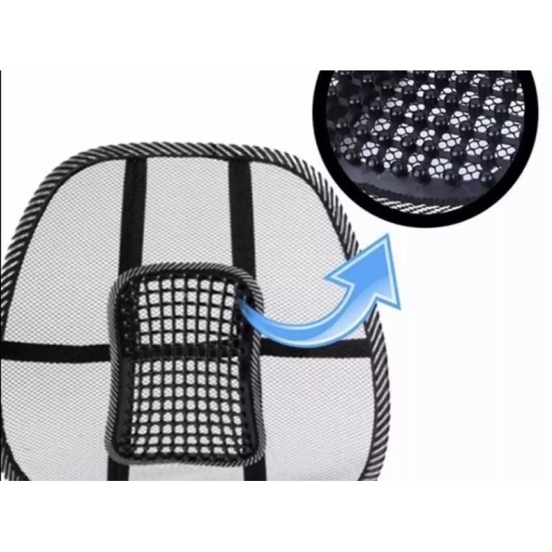 Tấm lưới ghế tựa lưng ghế văn phòng, xe ôtô - 41cm hỗ trợ chống gù lưng, đai co giãn. | BigBuy360 - bigbuy360.vn