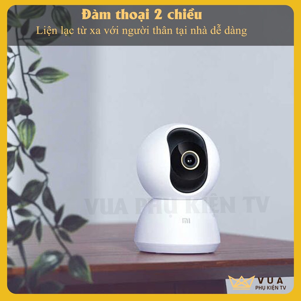 [FREESHIP - SIÊU NÉT] Camera xiaomi 2K Mijia 360 độ chính hãng sắc nét quay ban đêm - Camera giám sát - Vua Phụ Kiện TV