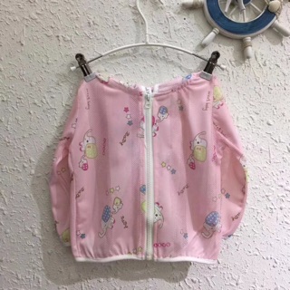 Áo nắng vải lưới cho các bé