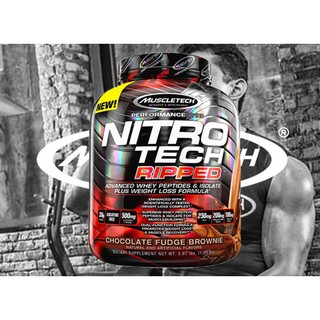 [Freeship + Quà] Sữa Tăng Cơ Whey Isolate Muscletech Nitrotech Ripped 4lbs - (1.9kg)