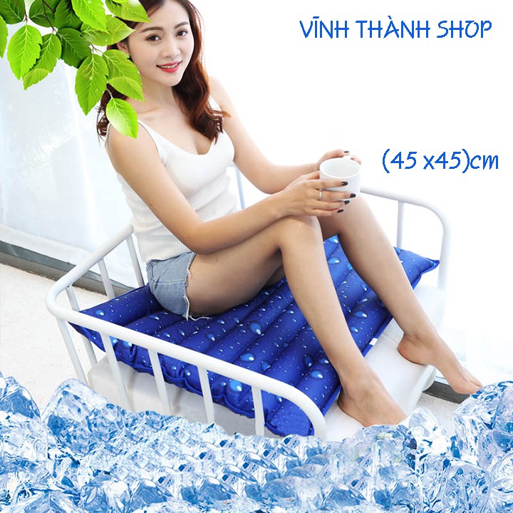 Đệm Nước Mát Văn Phòng Ngồi Êm Mông Size 45cm x 45cm Họa Tiết Đẹp