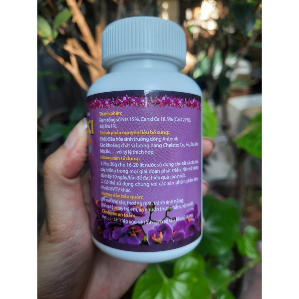 Combo bộ 3 phân bón Super cho hoa lan, cây cảnh (Super Magie, Super Canxi,Super Kali)
