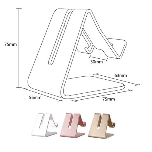 Giá đỡ điện thoại, kệ đỡ điện thoại iphone, ipad Z1 , được làm bằng nhôm cao cấp, tiện lợi để bàn, xem phim, sạc pin .