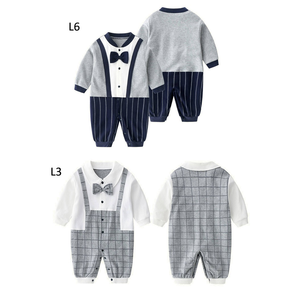 Áo liền quần Luckycandy dài tay phong cách thời trang cho bé