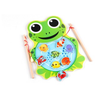 Đồ Chơi Cho Bé, Câu Cá Ếch Xanh/Mèo Cam