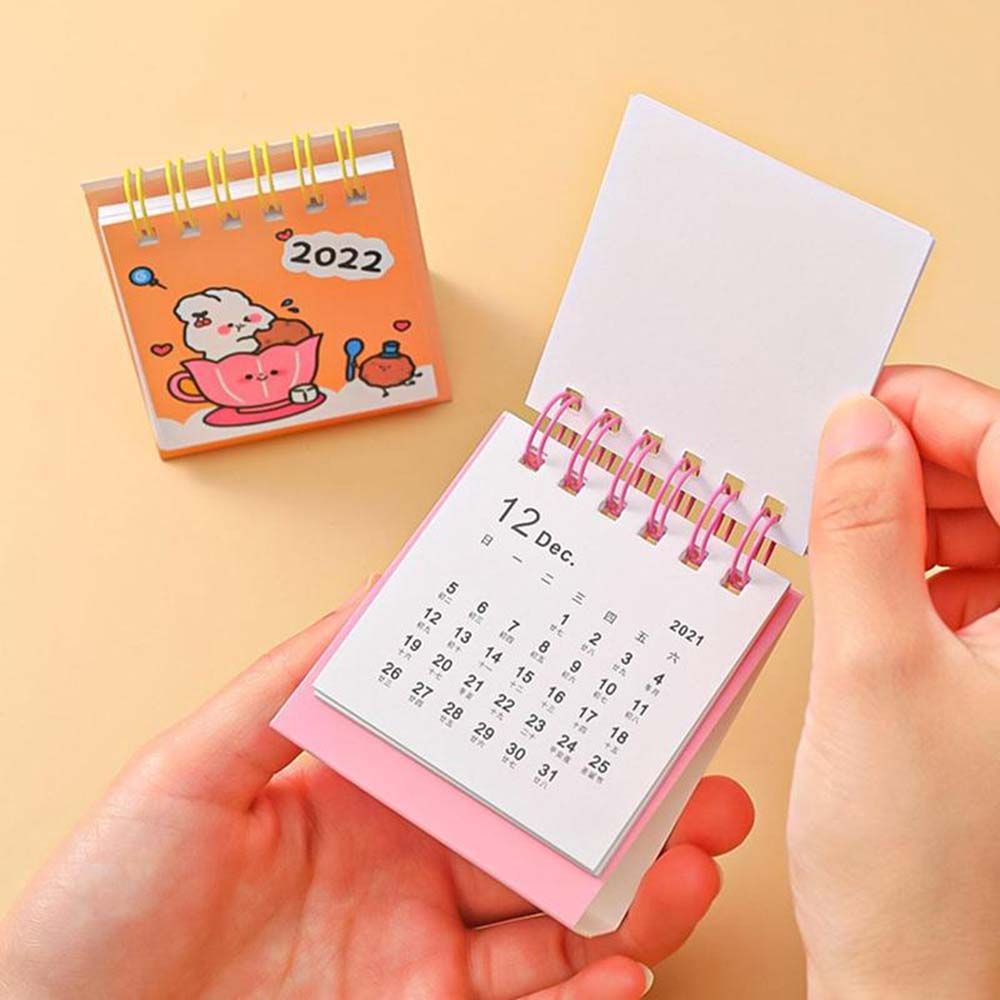 Lịch để bàn năm 2022 thiết kế hoạt hình dễ thương