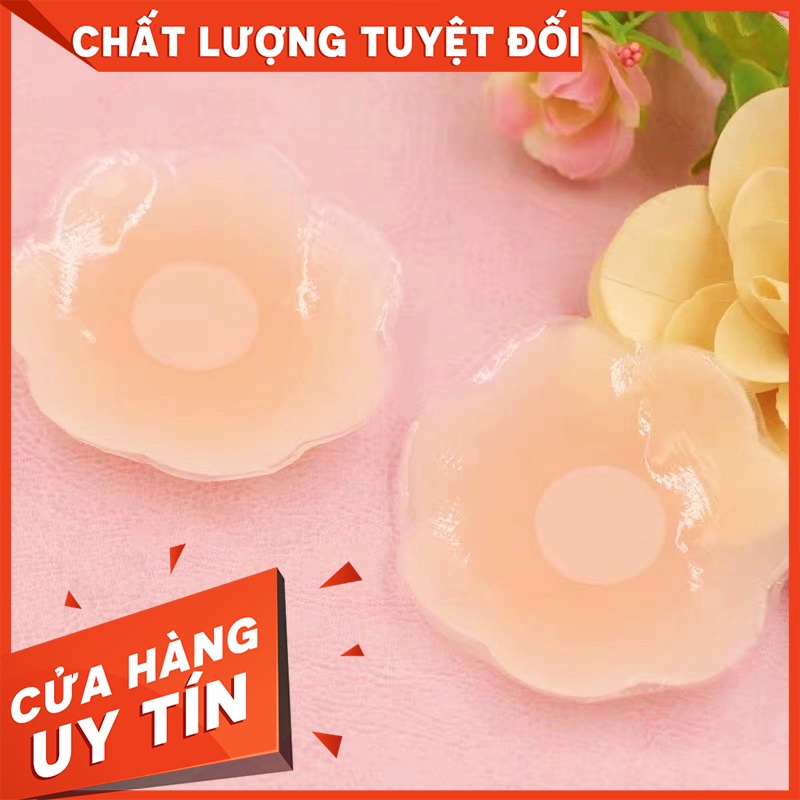 Cặp miếng dán silicon che đầu nhũ hoa chống lộ