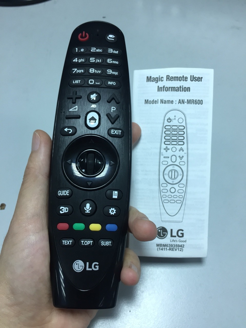 Khiển magic remote lg đời 2015