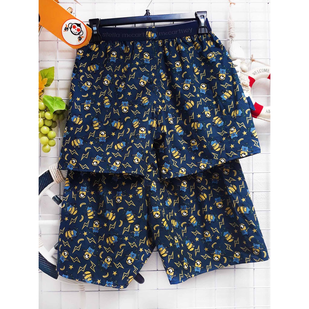 Quần Đùi Nam Lưng Xì  - Ngủ Nam, Mặc nhà thoải mái thoáng mát - Mẫu Họa tiết