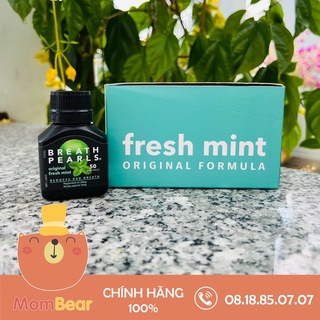 Viên thơm miệng Breath Pearls Natural lọ 50 viên Của Úc