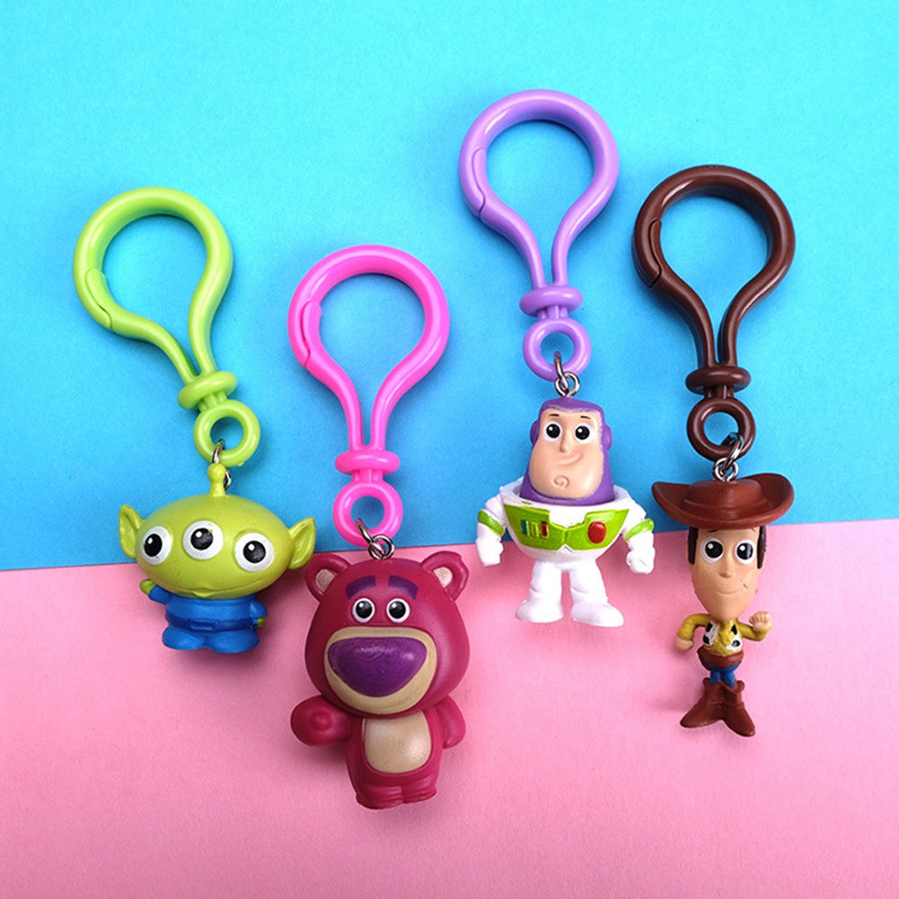 Móc Khóa Hình Buzz Lightyear Woody Lotso Hoạt Hình Dễ Thương